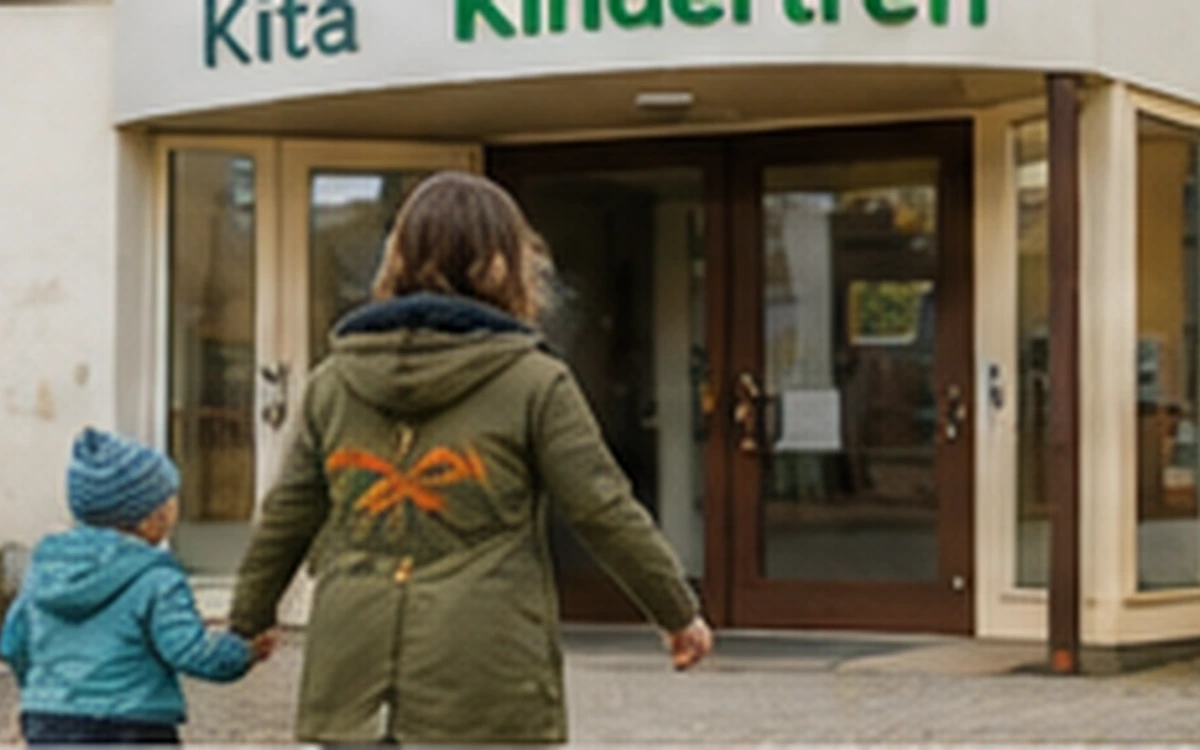 Einladender Zugang zu einer Kita